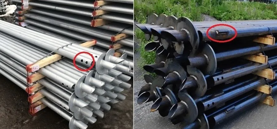 Connexió per passador enfront d'orella d'arrossegament