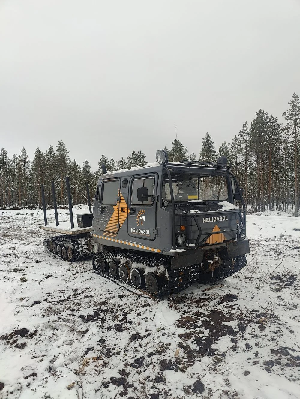 Vehicle Helicasol Bandwagen tot terreny
