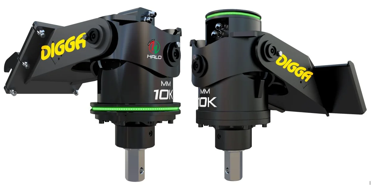 Capçal Digga MM 10K per a instal·lació de pilots helicoïdals